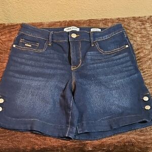 Nine West Dark Blue Jean Shorts "Gramercy" Size 4